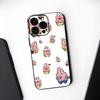 Coque de téléphone mignonne SpongeBob Noir Souple Pour Iphone 16 15 14 13 11 12 Pro Max Xr X Xs 8 7 Plus