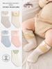 Newborn Cute Cartoon Baby Socks - Seamless Ribbed Cotton for Spring & Autumn