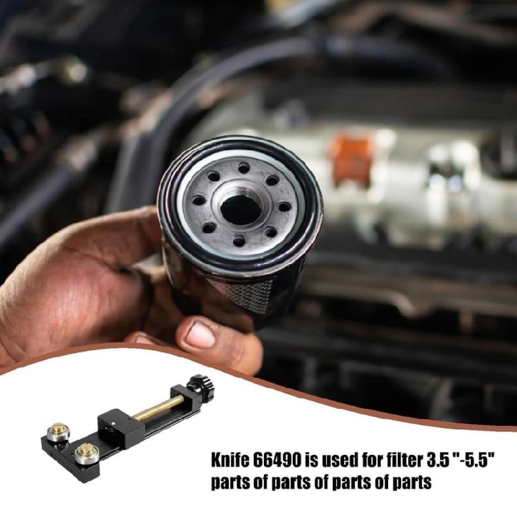 Oil Filter Cutting Tool Filter Cutting Tool Inspection Tool Parts for Filter Cutting 66490 Aluminum Oil Filter Cutter