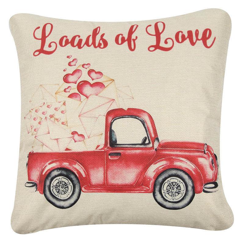 Pillow Nordic Linen Pillow Cover Spring Living Room Sofa Cushion Lumbar Cushion