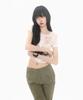 Mileko Flower Button T Ivory