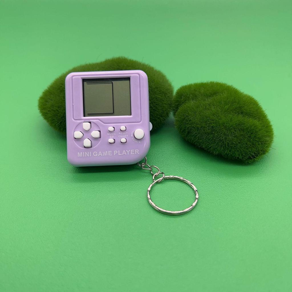 Mini Tetris Handheld Game Console Keychain