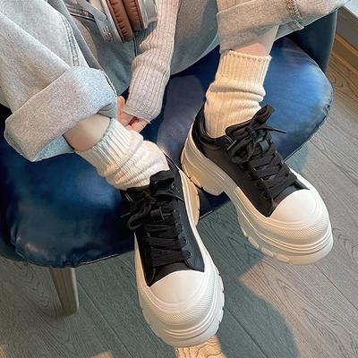 Fashion Versatile Height-increasing Super Platform Dad Shoes Women's Shoes 2025 New Autumn and Winter Little White Shoes Lightweight Sports Shoes