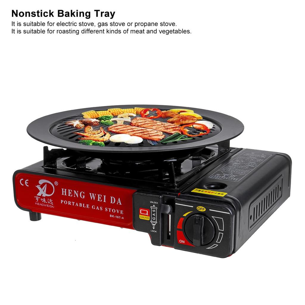 electric camping stove with grill