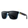 High Quality Real Film Square Polarized Sunglasses Men'S Sports Cycling Retro Sunglasses Tide