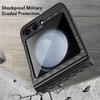 For Samsung Galaxy Z Flip7 FE 5G/Z Flip6 5G Case Hinge Protection Kickstand Hard PC Phone Cover with Screen Film