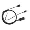 2 in 1 1080P USB Female to HDMI Male HDTV Adapter Cable Cord for IPhone Android