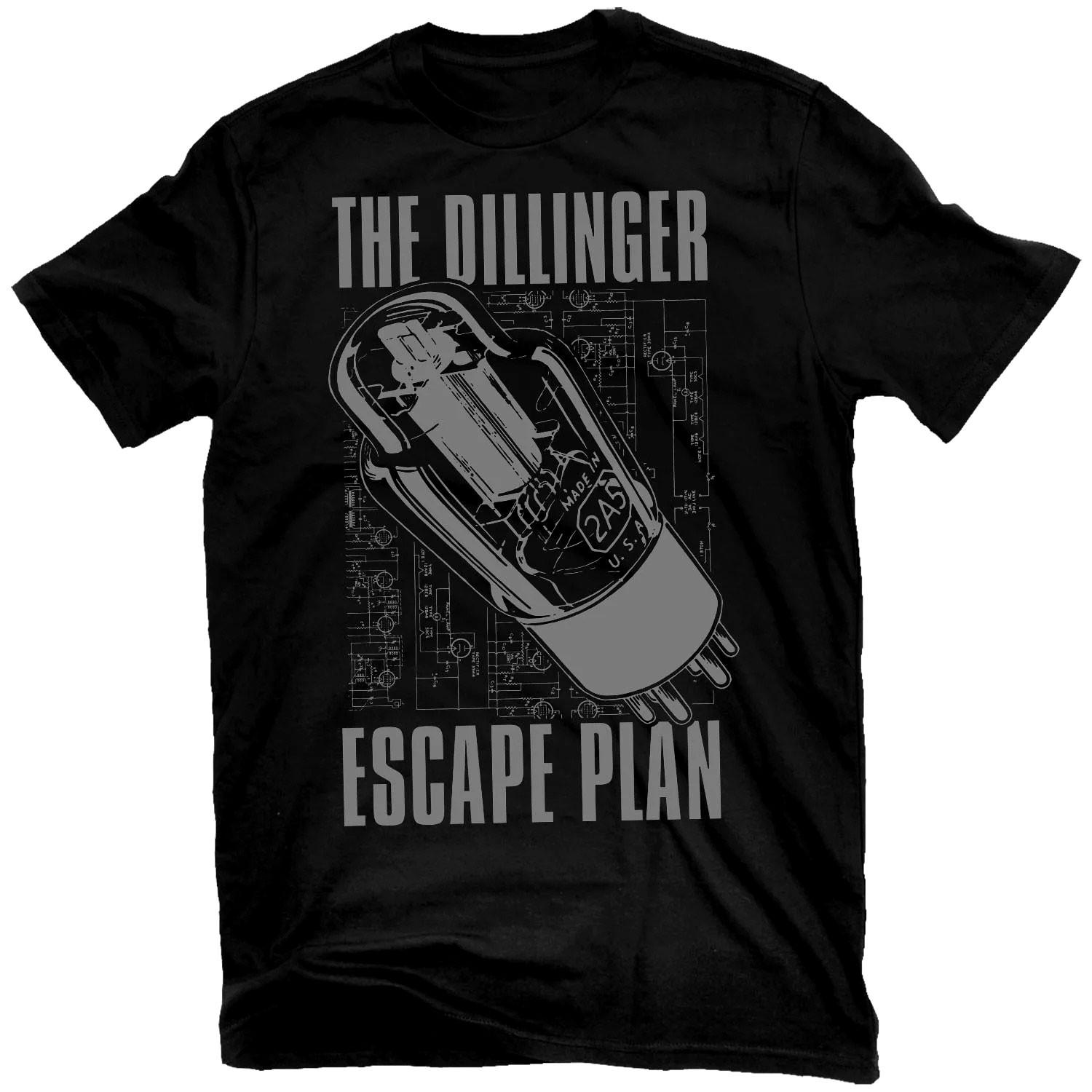 Men s Dillinger Escape Plan Transistor T-Shirt Mens Womens Tees Top Black 3XL