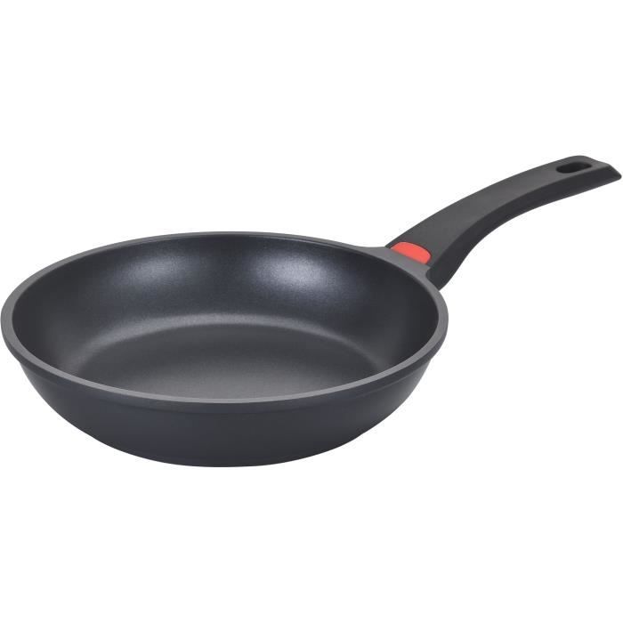 Set de 3 poêles - Tous feux dont induction - Baumalu - Fonte d'aluminium - Anti-adhésif - 3 pièces - Noir