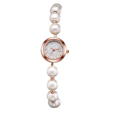 Women's Cute Pearl Bracelet Watch: Adjustable Length, Stylish, Waterproof Quartz Watch, Fashion Watch - Perfect Gift for Birthdays, Anniversaries,