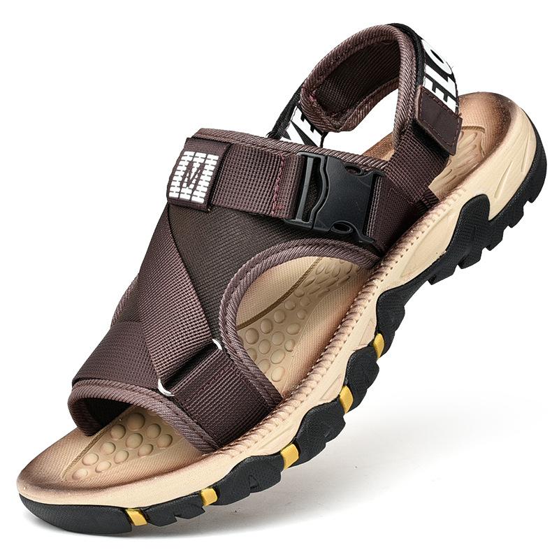 fashion Men's Sandals Summer Beach Shoes Casual Roman Shoes Outside Breathable Mens Sandals Summer Comfortable Light Sandalias Hombre