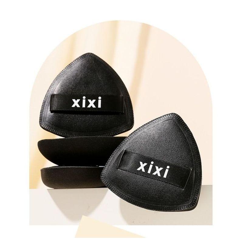 Xixi - Schwarzes Ananas-Dreieck-Puderquaste - 2 Stück