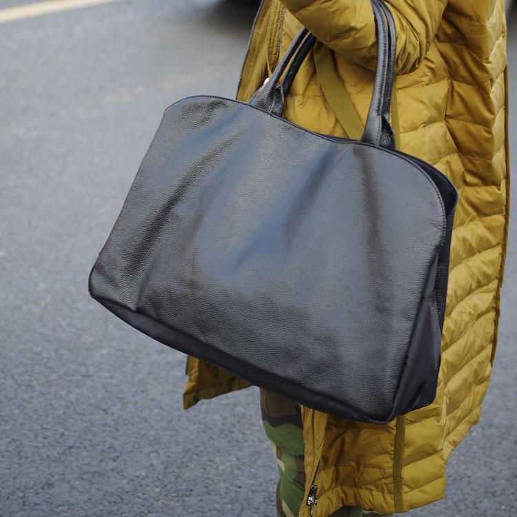 

Модные женские сумки из натуральной кожи, мягкая черная кожа, вместительная сумка-тоут через плечо, сумки для прогулок, для путешествий на короткие расстояния чёрный