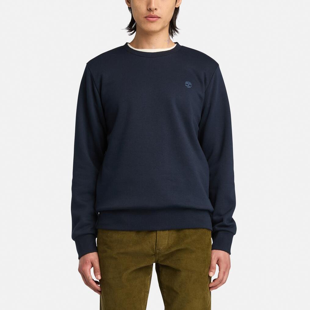Timberland Outdoor Casual Fleece Sweatshirt Men sweatshirt Dark-Blue-Sapphire A5SF8Z02