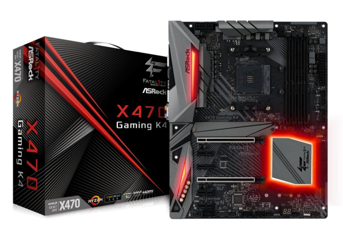 

ASRock AMD X470 Chipset ATX Motherboard X470 GAMING K4