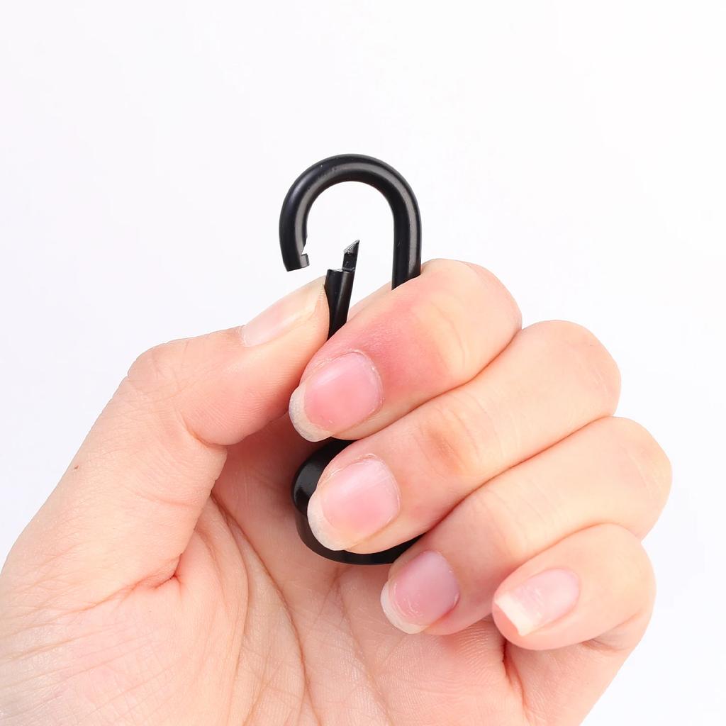 Heavy Duty Carabiner Magnetic Hooks 360°Rotating Strong Magnet Ring Keychain Hanging Hook with Swivel Storage Rack