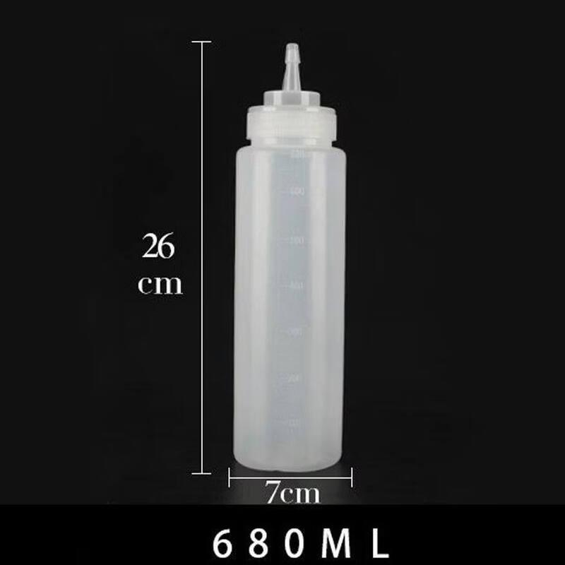 Large Capacity Transparent Silicone Bottle
