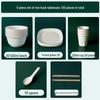 ZISIZ Outdoor Disposable Tableware 3-Piece Set