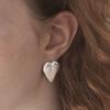 Still Instant Heart Greenery - Earring 01