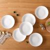 Huiliang 8-inch Ceramic Chinese Style Soup Plates (Set of 6)