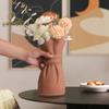 Creative Ceramic Flower Vase Bud Pot Arrangement for Cafe Home Dinner Table Ornament