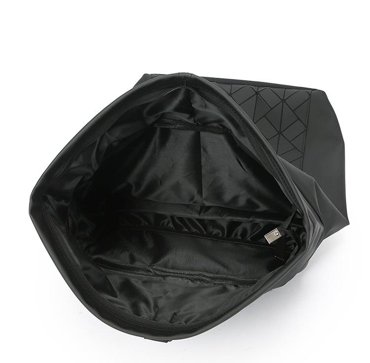 Men's Large Capacity Roll Top Backpack: Trendy Commuter, Travel, and Business Bag
