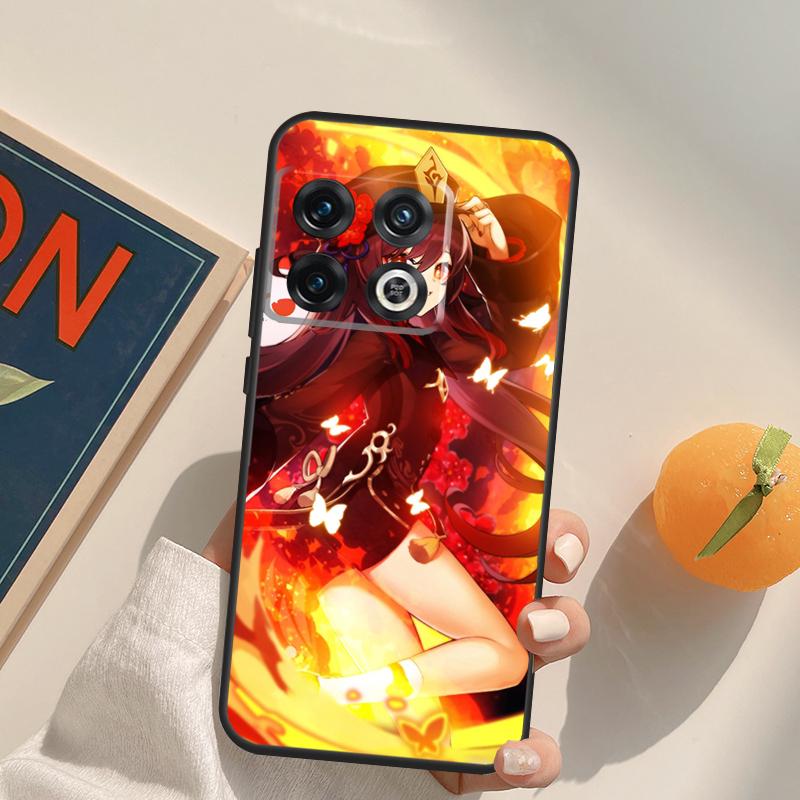 Hu Tao Genshin Impact Case For OnePlus Nord 5 CE 2 3 4 Lite N20 N30 OnePlus 15 13 12 11 13T 10T 10R 12R 13R Cover