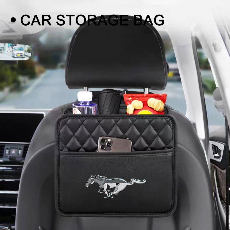1 Stück Auto-Rücksitz-Aufbewahrungstasche Aufhängbare Aufbewahrungsbox für Ford Mustang F10 Zapatillas Miniatura Gt Shelby 2005 2015-2022 Frau 2012 Kuga