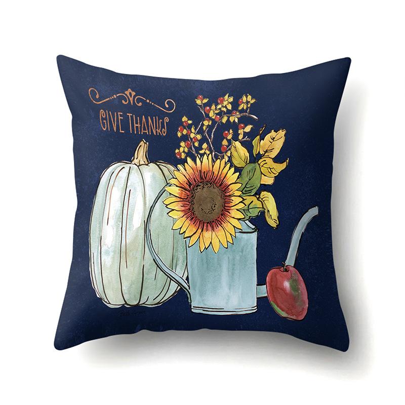 

Наволочка на День благодарения Благословение Кленовый лист Тыква Наволочка на диванную подушку Офис Дом Гостиная Наволочка 50x30 without pillow core