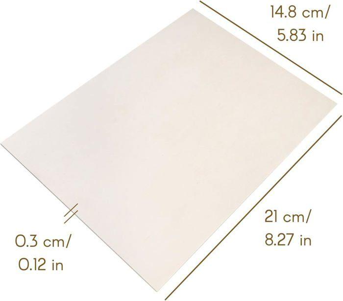 Panneau en bois - creative deco - a5 - 10 pièces - peuplier artisanal - antidérapant extérieur