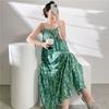 New Cotton and Silk Solid Color Suspender Nightdress Women's Spring and Summer Sexy High-end Suspender Skirt Cotton and Silk Can Be Worn Outside Dress