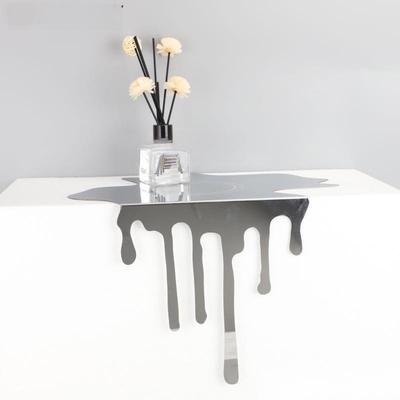 Ornamento Astratto in Acciaio Inossidabile per Decorazione Soggiorno - Artigianato Metallico 3D di Lusso