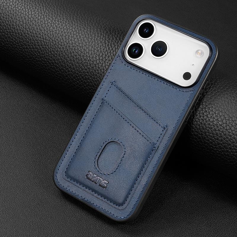 Luxury Wallet Slot Card Holder Wallet Phone Case For iPhone 17 Pro Max 16 15 14 Plus 13 12 11 Soft Silicone Shockproof Cover