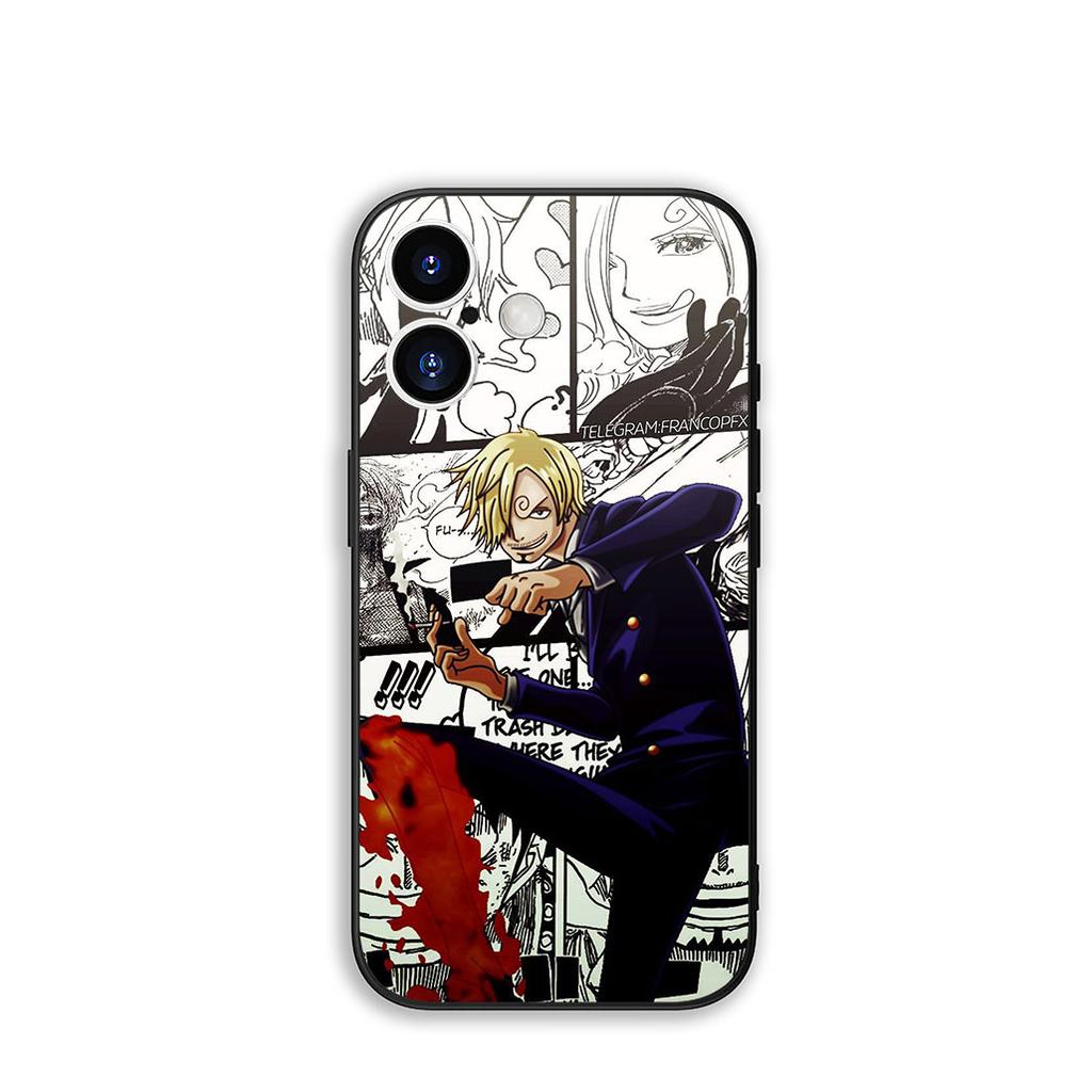 for Motorola Moto G54 G05 G24 G55 G75 G9 G85 G15 G57 G86 Power Edge 50 30 Ultra Fusion neo Pro Case Anime Luffy ONE PIECE Sanji