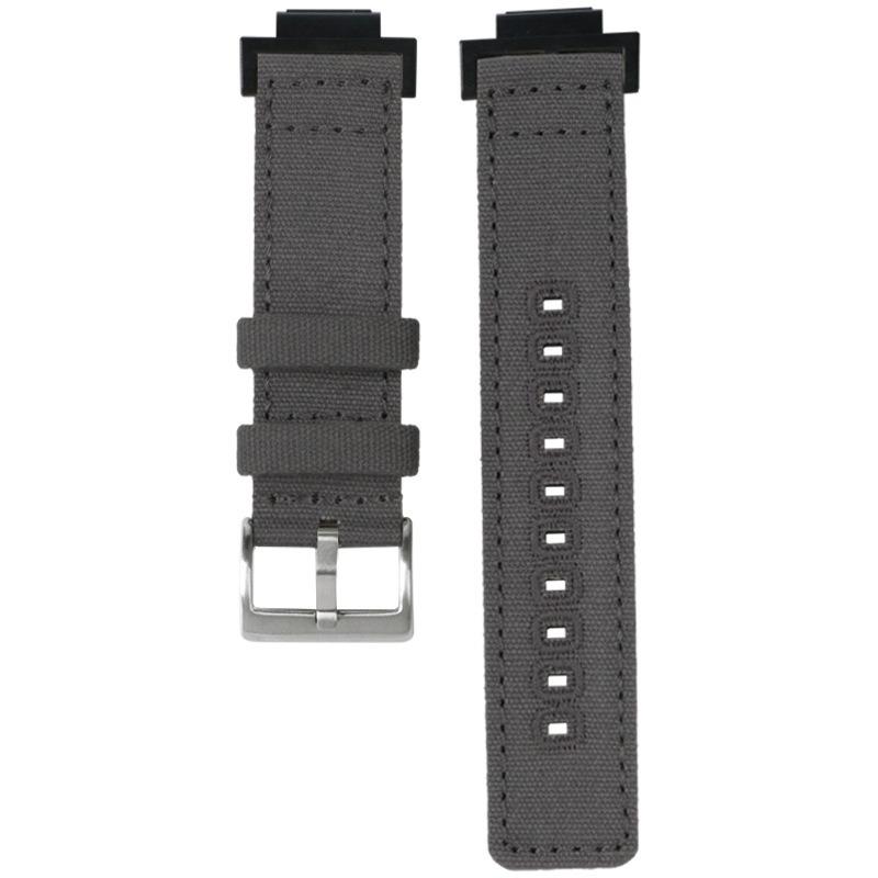 Нейлоновый переходник-ремешок подходит для Casio G-Shock 16 мм серии GA2100 GA700 GA400 GA100 GSL100 GW9400, браслет, ремешок для часов For Casio G-Shock 16mm серый/серебряный