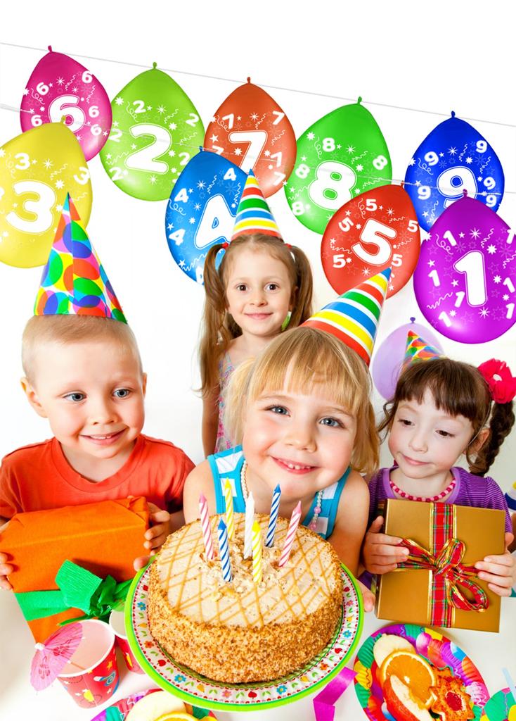 Balony Odwrotny Nadruk Cyfra 8 Osiem, 5 Szt