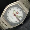GENUINE VINTAGE SEIKO 5 AUTOMATIC 6119C JAPAN MENS WHITE DIAL WATCH A702463-5 R124-a702463