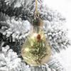 LED Christmas Bulb Decorative Light Hanging Light Christmas Ornaments Home Party Wedding New Year's Decor Transparent Night Lamp