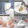 Toilet Cleaning Bidet Spray Set High-Pressure Handheld Double Outlet Sprayer Bathroom Shower Head Toilet Flush Spray Anal Douche