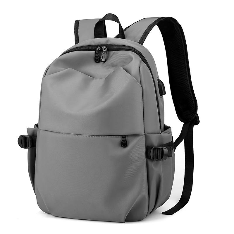 

15.6-Inch Laptop Backpack for Men and Women – Sturdy, Casual, Student-Friendly Design темно-сірий