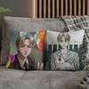 Johan M-Monster Liebert Pillow Case For Sofa Decor Car Office Room Printing Cushion Cover Decorations and Protector