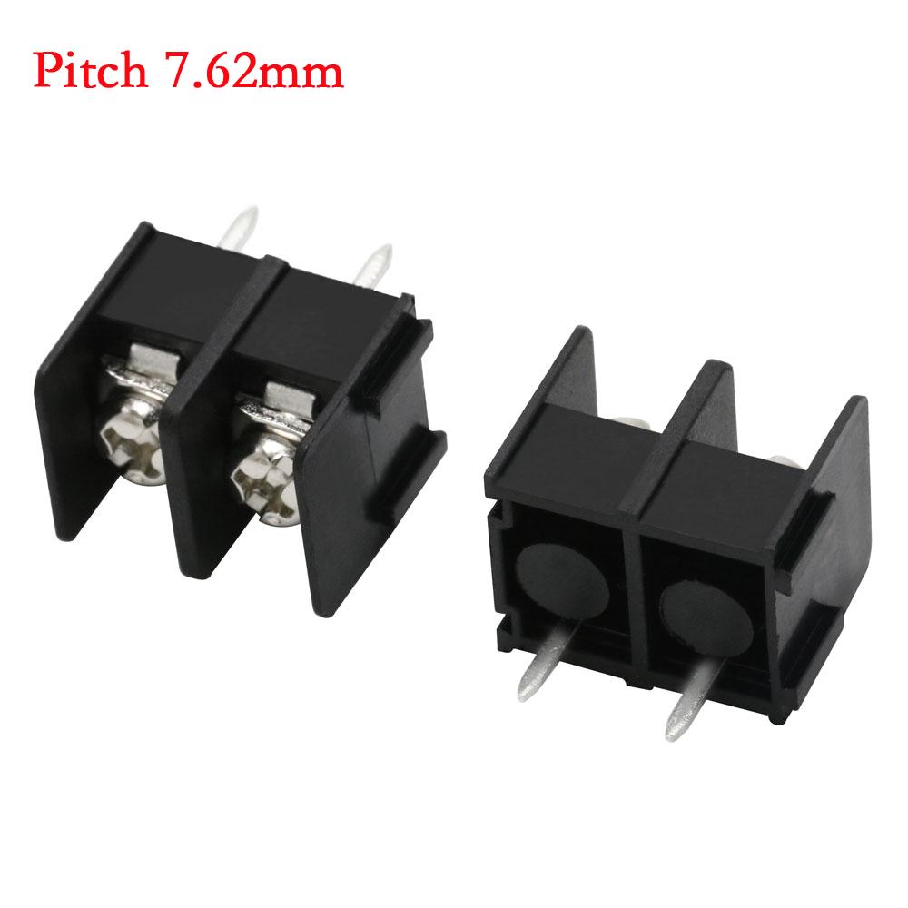 7.62mm 8.5mm 10.0mm Pitch KF7.62 KF8500 KF1000 2in 3in 4Pin Screw Terminal Block Connector PCB Terminal Block Connectors