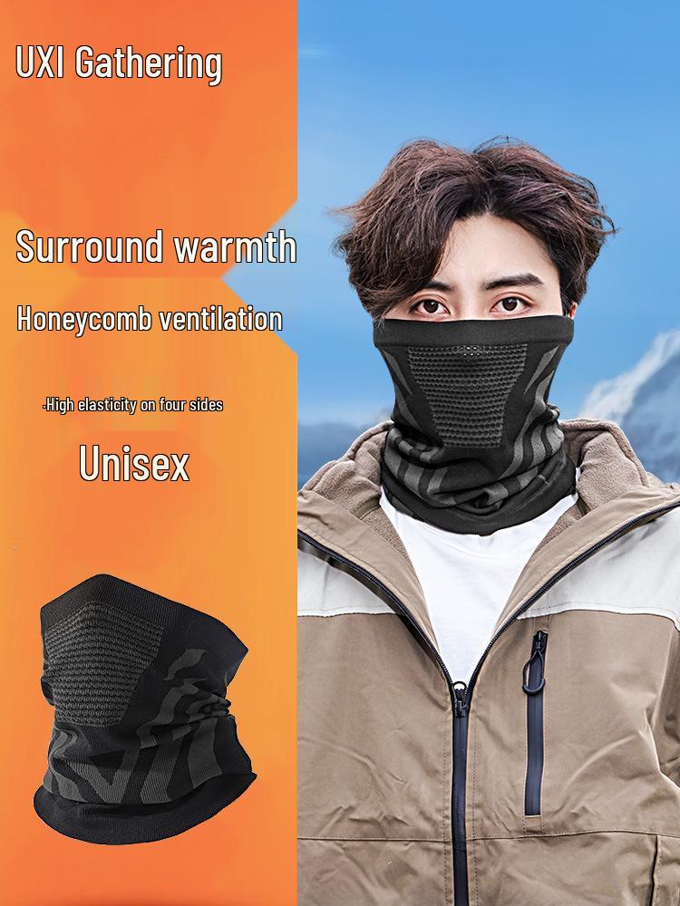 Thickened Breathable Winter Cycling Mask for Cold Protection - Ski, Motorcycle, and Outdoor Use