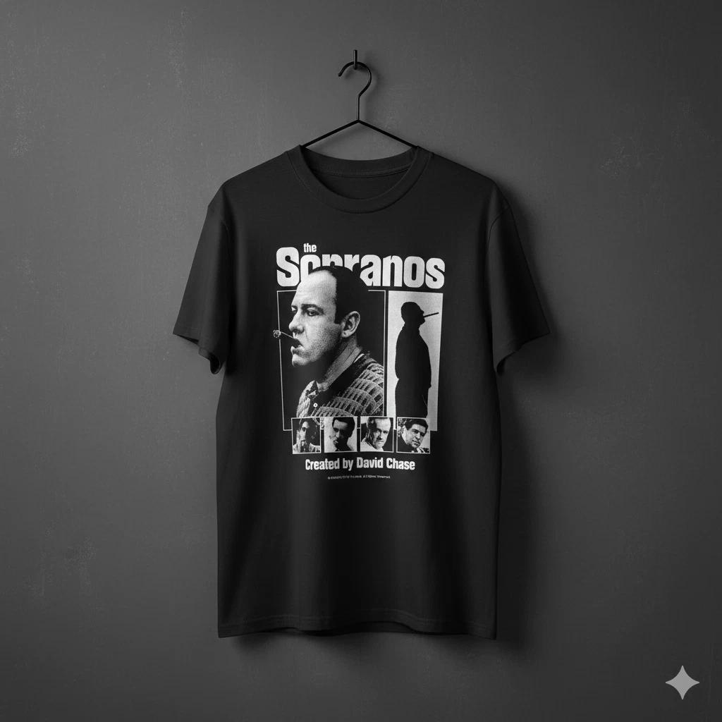 Unisex Adult Casual Graphic The Sopranos TV Show Graphic T-Shirt To... XL