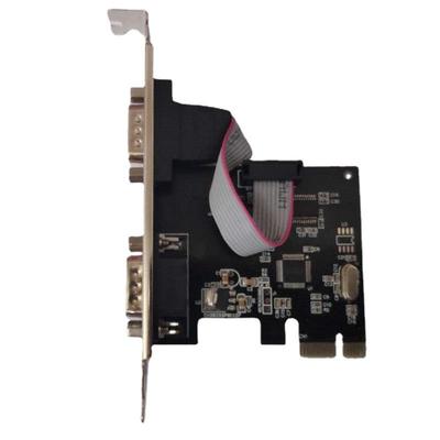 Card Serial PCI-E RS232 cu Port Dual cu Interfață COM cu 9 Pini pentru Control Industrial Desktop