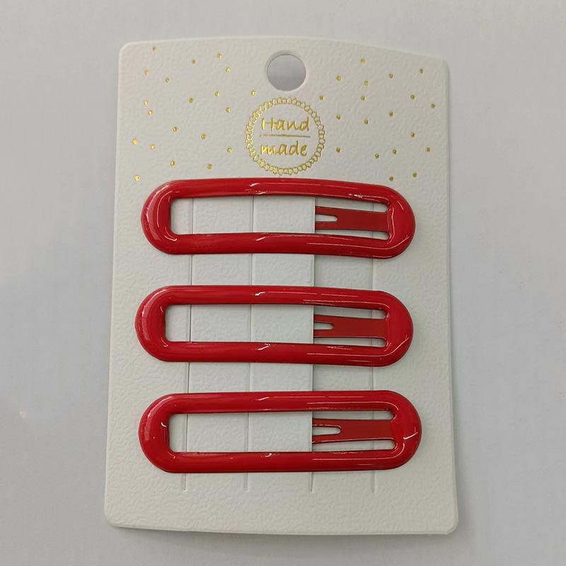 

Праздничные красные новогодние заколки для волос для девочек - Рождественские заколки-невидимки для челки