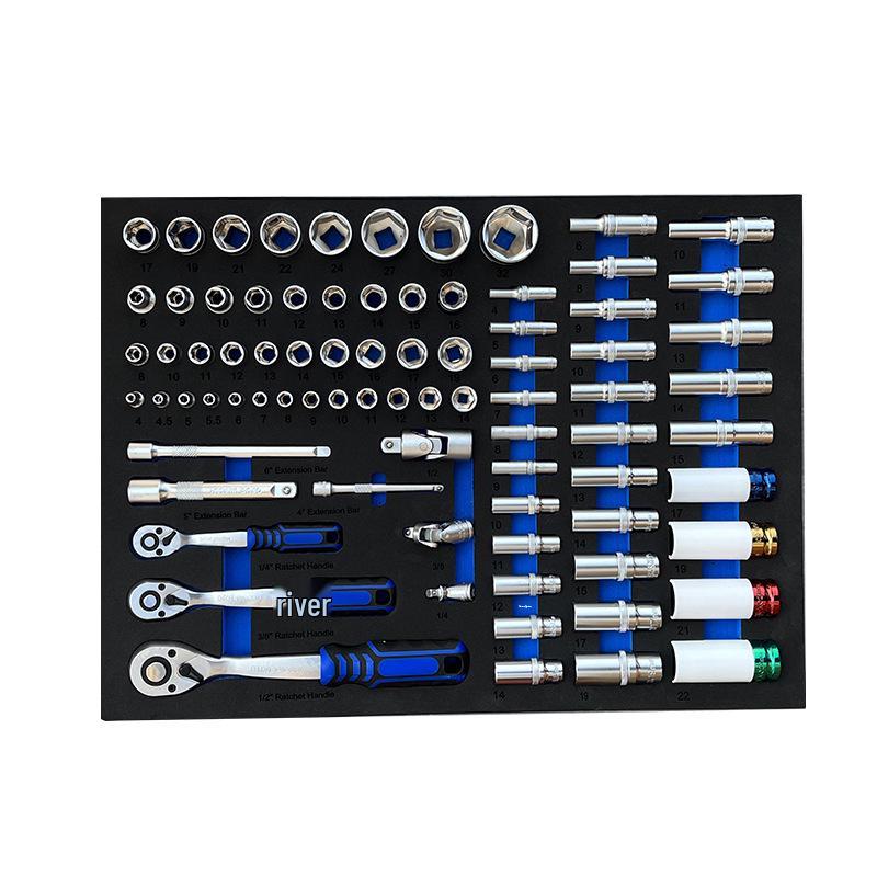 245-Piece EVA Tool Tray Set for Mechanics - Portable Car Repair and Workshop Maintenance Tools