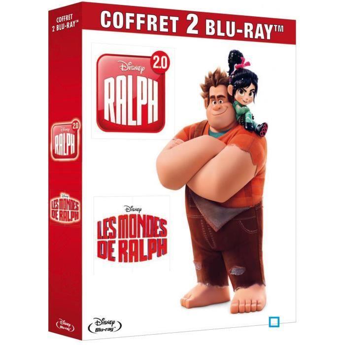 Coffret Blu-Ray - Les Mondes de Ralph + Ralph 2.0 - Animation - Tous publics