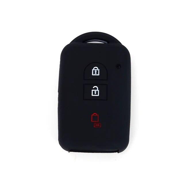 Silikon Bilnøkkeldeksel Etui Skall For Nissan Duke Juke Micra Qashqai X-Trail T31 Navara Tiida Pathfinder