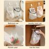 Clothes Mesh Bag Large Capacity Wall-Mounted Polyester Dirty Clothes Toys Basket Underwear Storage Net Bag Home Supplies